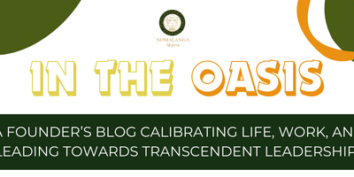 In The Oasis: Welcome To The Founder’s Blog